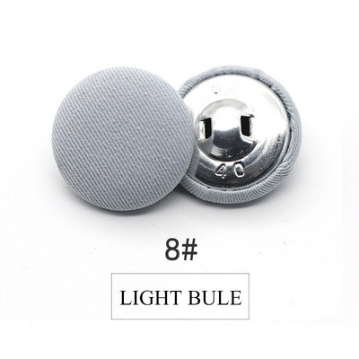 10 tk/partii Õmblemine Metallist Manualidades Nööbid Ise isetegemise tarvikud Alumiiniumist riietusnupp Dekoratiivsed värvilised riidest nööbid