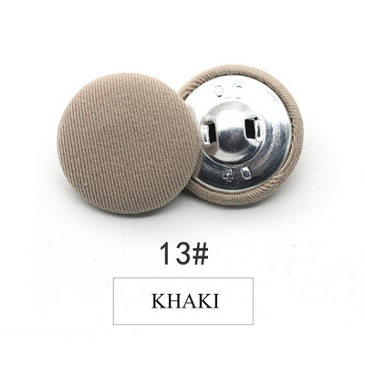 10 tk/partii Õmblemine Metallist Manualidades Nööbid Ise isetegemise tarvikud Alumiiniumist riietusnupp Dekoratiivsed värvilised riidest nööbid