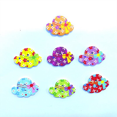 20/50/100Pcs Mixed Cartoon Animal Ξύλινα κουμπιά 2 τρύπες Scrapbooking Crafts DIY Αξεσουάρ παιδικών ενδυμάτων Διακόσμηση με κουμπιά ραπτικής