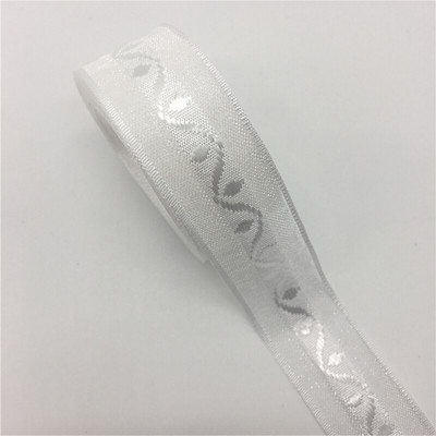 5 jardi/krunt 3/4" 20 mm organza lint vibu Juuksepeo pulmade jõulukaunistus DIY pitsist žakaarmadratsi käsitöö