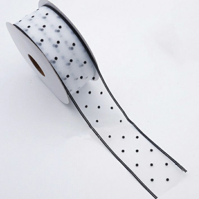 1-1/2 38mm πουά 10 y 20 γιάρδες διχτυωτό νήμα DIY χειροποίητα υλικά χειροτεχνία καπέλα μαλλιών φιόγκος γάζα διακόσμησης γάμου