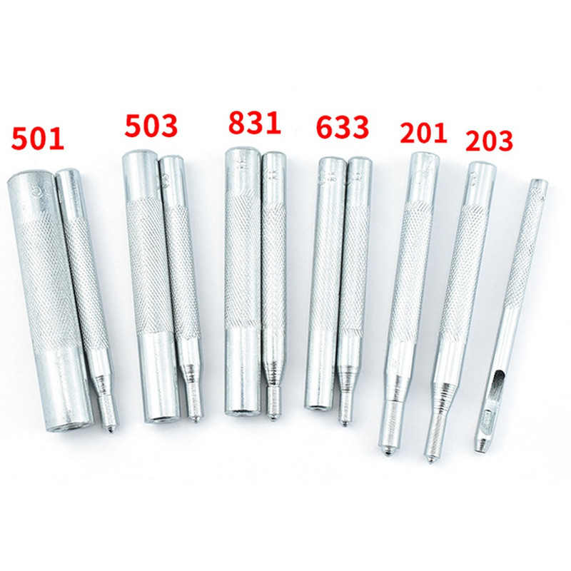 30 seturi, metal, alamă, știfturi de apăsare, butoane de cusut, dispozitive de cusut, cusut, cusut din piele, haine, genți manual, bricolaj 831/633/655/201/203