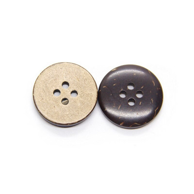 Φυσικό οικολογικό Ξύλινο Κουμπί από Κέλυφος Καρύδας για Ρούχα 2/4 Τρύπες Παιδικό Λεύκωμα Διακοσμητικά Ξύλινα Κουμπιά Χονδρικής