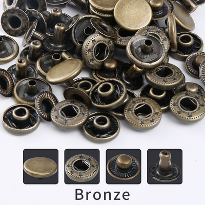 Νέα δερμάτινα κουμπώματα, 12,5 mm κουμπώματα βαρέως τύπου, 14 Χρώματα Δερμάτινα κουμπώματα για ρούχα, μπουφάν, τζιν, βραχιόλι