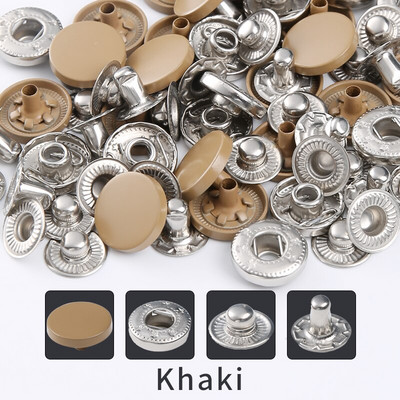 Νέα δερμάτινα κουμπώματα, 12,5 mm κουμπώματα βαρέως τύπου, 14 Χρώματα Δερμάτινα κουμπώματα για ρούχα, μπουφάν, τζιν, βραχιόλι