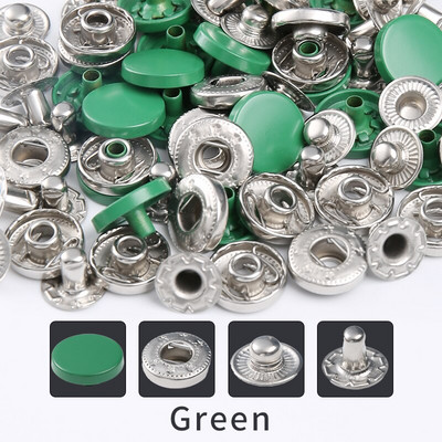 Νέα δερμάτινα κουμπώματα, 12,5 mm κουμπώματα βαρέως τύπου, 14 Χρώματα Δερμάτινα κουμπώματα για ρούχα, μπουφάν, τζιν, βραχιόλι