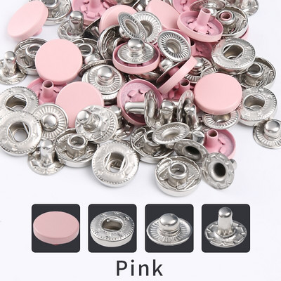 Νέα δερμάτινα κουμπώματα, 12,5 mm κουμπώματα βαρέως τύπου, 14 Χρώματα Δερμάτινα κουμπώματα για ρούχα, μπουφάν, τζιν, βραχιόλι