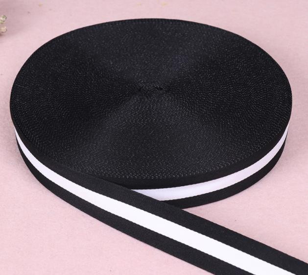 Μπλε και κόκκινη κορδέλα Ασπρόμαυρος καμβάς DIY Αξεσουάρ ένδυσης λουράκια σακίδιο πλάτης ιμάντες πολυεστερική κορδέλα δαντέλα αξεσουάρ ραπτικής