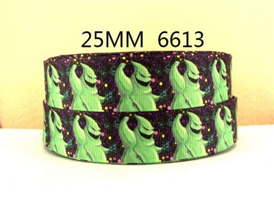 5 Yards 25mm αποκριάτικες κορδέλες Διακοσμήσεις για πάρτι Grosgrain DIY ραπτικές χειροτεχνίες για την κατασκευή φιόγκων μαλλιών,5Yc301