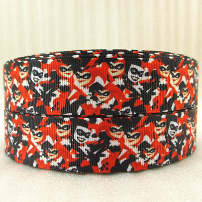 5 Yards 25mm αποκριάτικες κορδέλες Διακοσμήσεις για πάρτι Grosgrain DIY ραπτικές χειροτεχνίες για την κατασκευή φιόγκων μαλλιών,5Yc301