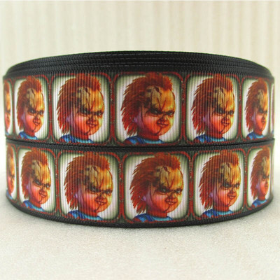 5 Yards 25mm αποκριάτικες κορδέλες Διακοσμήσεις για πάρτι Grosgrain DIY ραπτικές χειροτεχνίες για την κατασκευή φιόγκων μαλλιών,5Yc301