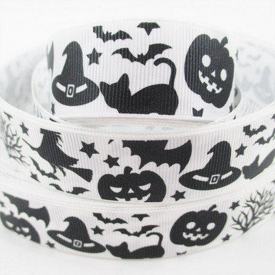 5 Yards 25mm αποκριάτικες κορδέλες Διακοσμήσεις για πάρτι Grosgrain DIY ραπτικές χειροτεχνίες για την κατασκευή φιόγκων μαλλιών,5Yc301