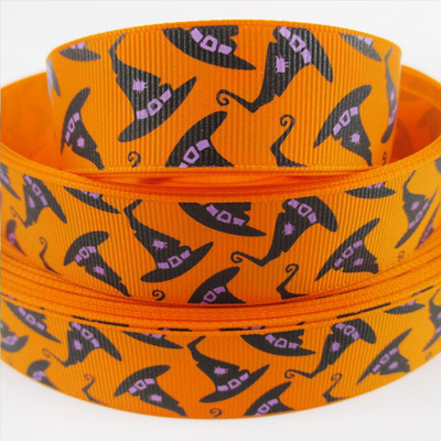 5 Yards 25mm αποκριάτικες κορδέλες Διακοσμήσεις για πάρτι Grosgrain DIY ραπτικές χειροτεχνίες για την κατασκευή φιόγκων μαλλιών,5Yc301