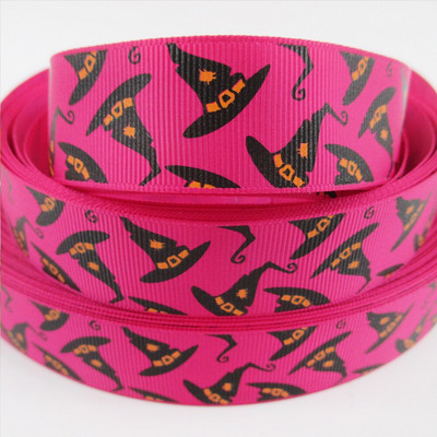 5 Yards 25mm αποκριάτικες κορδέλες Διακοσμήσεις για πάρτι Grosgrain DIY ραπτικές χειροτεχνίες για την κατασκευή φιόγκων μαλλιών,5Yc301