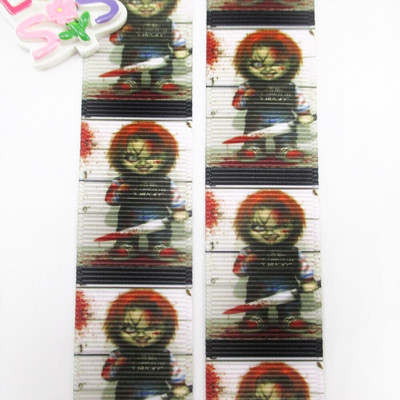 5 Yards 25mm αποκριάτικες κορδέλες Διακοσμήσεις για πάρτι Grosgrain DIY ραπτικές χειροτεχνίες για την κατασκευή φιόγκων μαλλιών,5Yc301