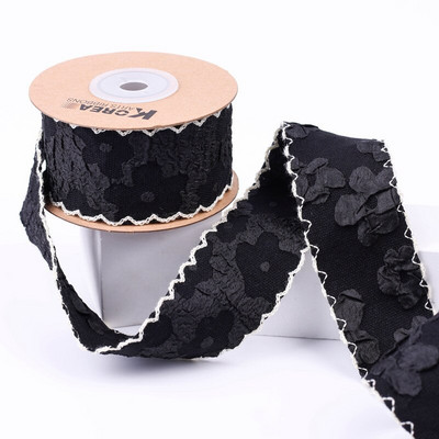 10Yards 25mm 38mm Double Flower Villus Ribbon 1008R01 DIY Make Bowknots Παιδικά Αξεσουάρ Μαλλιών Υλικό Χειροποίητα Carfts Δώρο