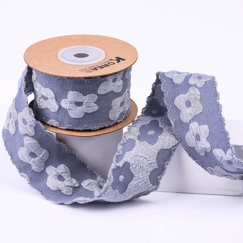 10Yards 25mm 38mm Double Flower Villus Ribbon 1008R01 DIY Make Bowknots Παιδικά Αξεσουάρ Μαλλιών Υλικό Χειροποίητα Carfts Δώρο