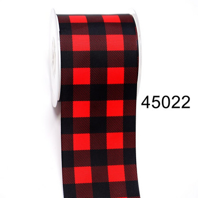DIY Cartoon Stripe And Grids Printed Grosgrain Ribbon For Craft Supplies Αξεσουάρ ραπτικής 5 Yards. 45022