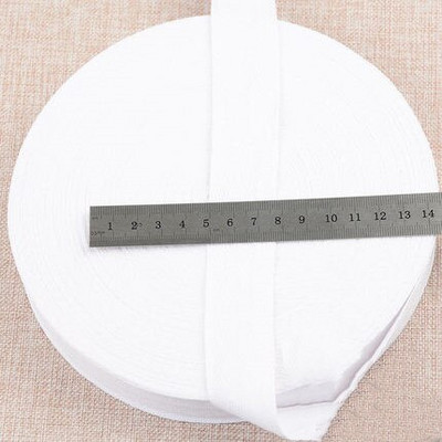 30 mm kalasaba lintpaelad helelilla 100% puuvillane kootud lint käsitööks õmblemiseks pulmakaunistus DIY kangast žakaarpael