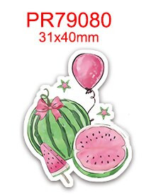 DIY Cartoon Fruit Printed Grosgrain κορδέλα για είδη χειροτεχνίας Αξεσουάρ ραπτικής 5 γιάρδες, φόρμα επίπεδης ρητίνης 10 τεμαχίων. 51589
