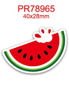 DIY Cartoon Fruit Printed Grosgrain κορδέλα για είδη χειροτεχνίας Αξεσουάρ ραπτικής 5 γιάρδες, φόρμα επίπεδης ρητίνης 10 τεμαχίων. 51589