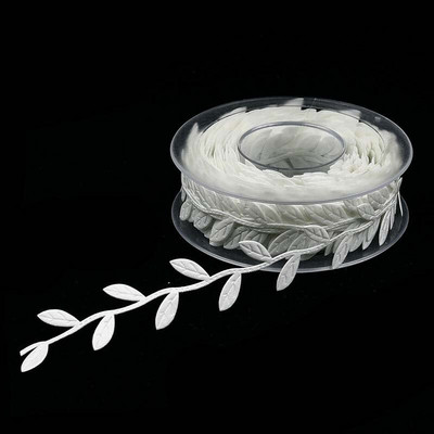 5m/15m Leaf Lace Κορδέλα Για Περιτύλιγμα Δώρο Κουτιά Φύλλα δέντρου Κορδέλες Συσκευασία DIY Πάρτυ Γάμος Χειροποίητα Διακοσμητικά Πλάτος 2,5cm C2456