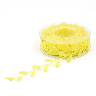 5m/15m Leaf Lace Κορδέλα Για Περιτύλιγμα Δώρο Κουτιά Φύλλα δέντρου Κορδέλες Συσκευασία DIY Πάρτυ Γάμος Χειροποίητα Διακοσμητικά Πλάτος 2,5cm C2456
