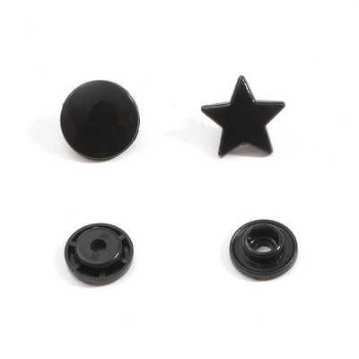 10/20 komplekti Südame-/tähekujuline T5 plastikust nööpkinnitus Vajutusnööbid beebiriiete jaoks Klambrid Nööbid Rõivaste tarvikud