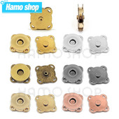 10 σετ/παρτίδα 10mm-18mm Μαγνητικά κουμπιά DIY Magnet Snaps Πορτοφόλι κούμπωμα Κλείσιμο Μεταλλικό Πορτοφόλι Κουμπί Τσάντα Αξεσουάρ Πόρπη χειροτεχνίας