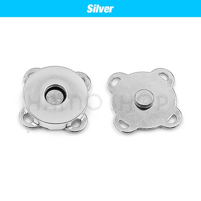 10 σετ/παρτίδα 10mm-18mm Μαγνητικά κουμπιά DIY Magnet Snaps Πορτοφόλι κούμπωμα Κλείσιμο Μεταλλικό Πορτοφόλι Κουμπί Τσάντα Αξεσουάρ Πόρπη χειροτεχνίας