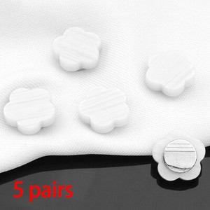 5 pari magnetne kopče za košulju, nevidljivih šavova, automatskih magnetskih gumba za ovratnik bez tragova, protiv svjetla, DIY pribora za šivanje odjeće