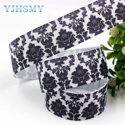 YJHSMY D-17817-756,25 mm 5 jardi Vrpce u boji tinte Termalni prijenos Otisnuto grosgrain, odjeća Dodaci DIY paket Materijal