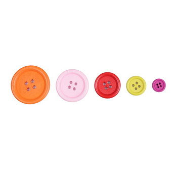 15 мм/20 мм/25 мм дървени копчета с 4 отвора в естествен цвят за изработка на кръгли шевни копчета, лексикон Направи си сам аксесоари за декорация на дома