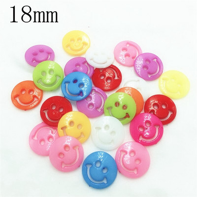 suoja U PICK 100 ΤΕΜ/Παρτίδα Νέα Παρτίδα Χρώματα Flatback Smile Πλαστικά κουμπιά Παιδική ένδυση Αξεσουάρ ραπτικής DIY Scrapbooking