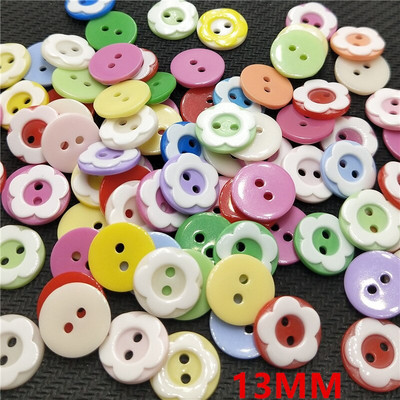 suoja U PICK 100 ΤΕΜ/Παρτίδα Νέα Παρτίδα Χρώματα Flatback Smile Πλαστικά κουμπιά Παιδική ένδυση Αξεσουάρ ραπτικής DIY Scrapbooking