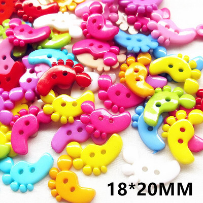 suoja U PICK 100 ΤΕΜ/Παρτίδα Νέα Παρτίδα Χρώματα Flatback Smile Πλαστικά κουμπιά Παιδική ένδυση Αξεσουάρ ραπτικής DIY Scrapbooking