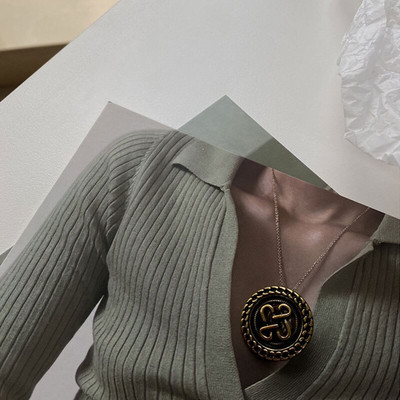 Ümmargused metallist nööbid rõivadisaineritele Kuldne dekoratiivne isetegemine 18/23/25mm laiad rõivad õmblustarvikud 6 tk / partii uus