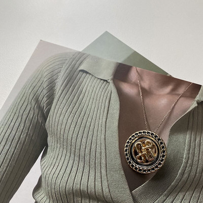 Ümmargused metallist nööbid rõivadisaineritele Kuldne dekoratiivne isetegemine 18/23/25mm laiad rõivad õmblustarvikud 6 tk / partii uus