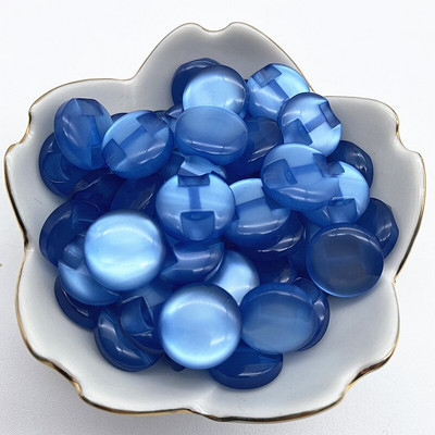 Nouă piatră de pisică de culoare 12,5 mm, rotundă, acrilic, cu nasturi înalți la gleznă, bluze, decorate manual, accesorii pentru artizanat