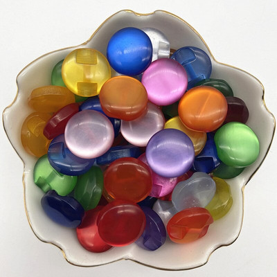 Nouă piatră de pisică de culoare 12,5 mm, rotundă, acrilic, cu nasturi înalți la gleznă, bluze, decorate manual, accesorii pentru artizanat