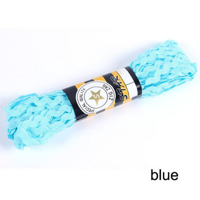 15-jardi mitmevärviline terüleenlint Ric Rac siksakiga pits, ääristatud lint lainepainutuslint õmblemiseks isetegemine käsitöö pulm dets.