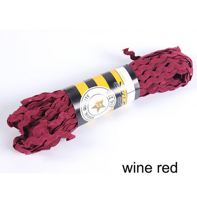 15-jardi mitmevärviline terüleenlint Ric Rac siksakiga pits, ääristatud lint lainepainutuslint õmblemiseks isetegemine käsitöö pulm dets.