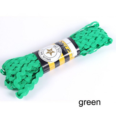 15-jardi mitmevärviline terüleenlint Ric Rac siksakiga pits, ääristatud lint lainepainutuslint õmblemiseks isetegemine käsitöö pulm dets.