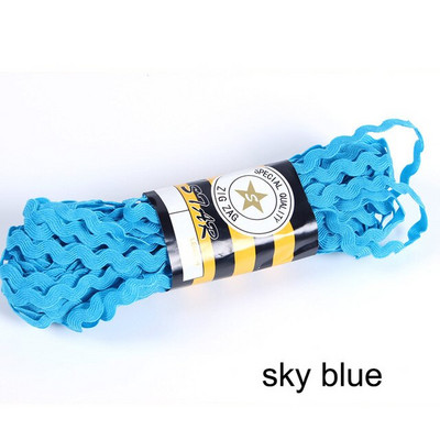 15-jardi mitmevärviline terüleenlint Ric Rac siksakiga pits, ääristatud lint lainepainutuslint õmblemiseks isetegemine käsitöö pulm dets.