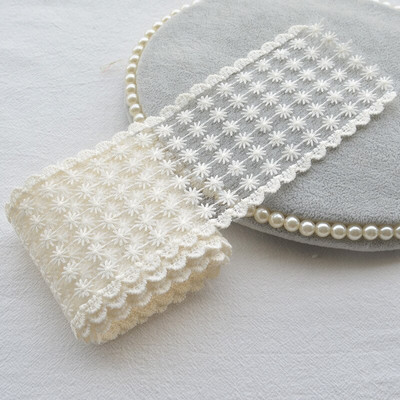 3 meetrit võrk tikandid lille pits trimmimine lint isetehtud vibu peakatted tarvikud õmblemine kaunistus kangas