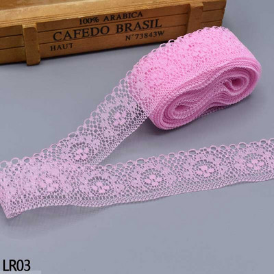 10 jardi 4 cm pitsist ääristusega lint Aafrika pitskangas, isetegemine, tikitud pulmadeks käsitöö rõivad õmblustarvikud võrgust pitslint