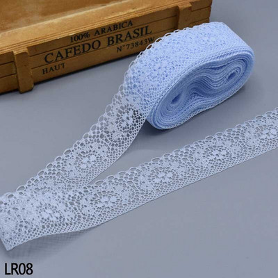 10 jardi 4 cm pitsist ääristusega lint Aafrika pitskangas, isetegemine, tikitud pulmadeks käsitöö rõivad õmblustarvikud võrgust pitslint