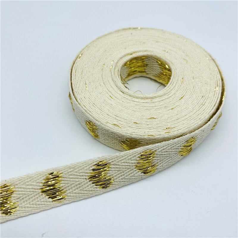 5 meetrit/partii 15 mm 100% puuvillase paelaga, südamega tikitud käsitsi valmistatud lindiga pulmade jõulukaunistus.