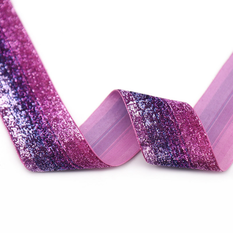 5 jardi sjajna dugina svjetlucava preklopna vrpca za vjenčanje Materijal DIY odjeća Šivaća traka Umjetnički obrt i šivanje