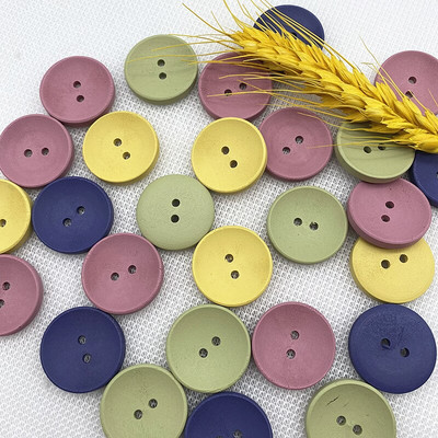 Buton rotund pentru copii, de 10 mm--25 mm, din lemn, lucrat manual, pentru decorarea nunții, accesorii de cusut